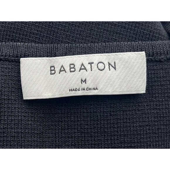 Aritzia Babaton Torsten Knit Top Black Minimalist Timeless Modern Women’s Medium - Picture 5 of 6